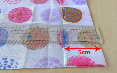 移動ポケットの作り方。手縫いでOK！ 手ぬぐいで簡単に