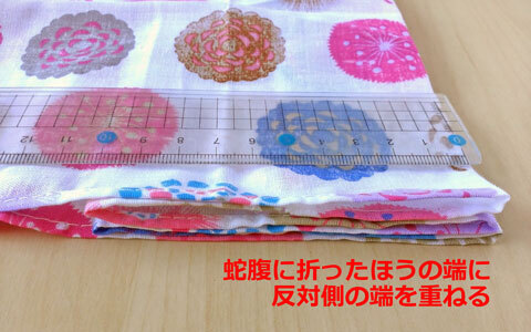 移動ポケットの作り方。手縫いでOK！ 手ぬぐいで簡単に