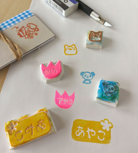 消しゴムはんこに挑戦！ 初心者でも簡単な作り方