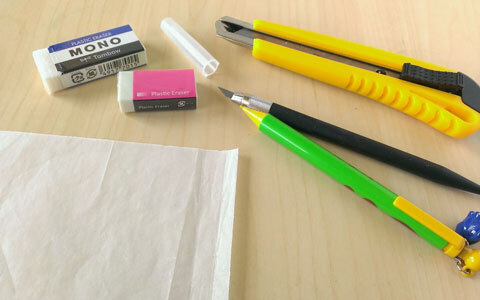 消しゴムはんこに挑戦！ 初心者でも簡単な作り方