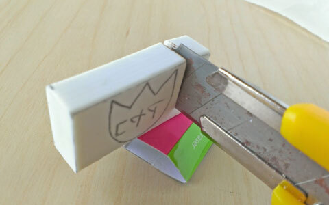 消しゴムはんこに挑戦！ 初心者でも簡単な作り方