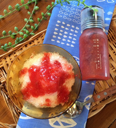 水あめとイチゴで作る、からだに優しい絶品「かき氷シロップ」