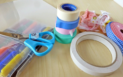 材料5つで簡単にできる！ オリジナルマスキングテープを作ってみよう