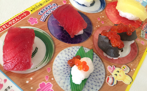お菓子のリアリティをとことん極めた知育菓子「おすしやさん」