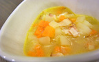 スープなら、子どもも野菜を食べてくれる！　ショウガがほんのり、ポカポカ簡単洋風スープ