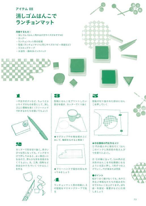 新年の飾りつけを子どもと一緒に楽しもう！　消しゴムハンコでつくるランチョンマット