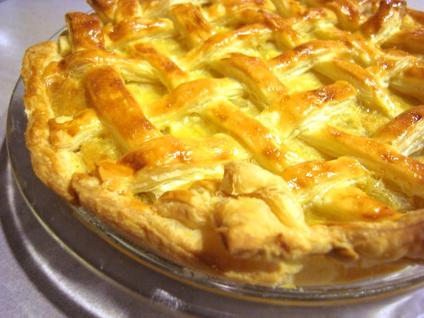 余った栗きんとんを使って、簡単スイートポテトパイ