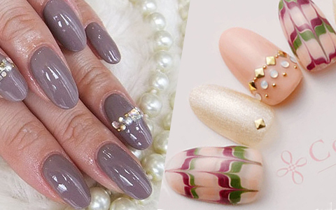 指先から季節をアピール！　最新オータムカラーネイル