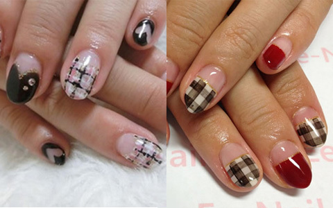 ツイード派？チェック派？ファッションと合わせて楽しむ秋ネイル