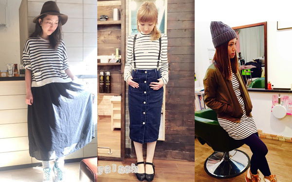 春の“可愛い”定番はやっぱりこれ！最新ボーダーコーディネート