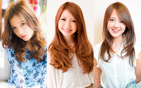 実は小顔に見える？！前髪長めロングヘアカタログ