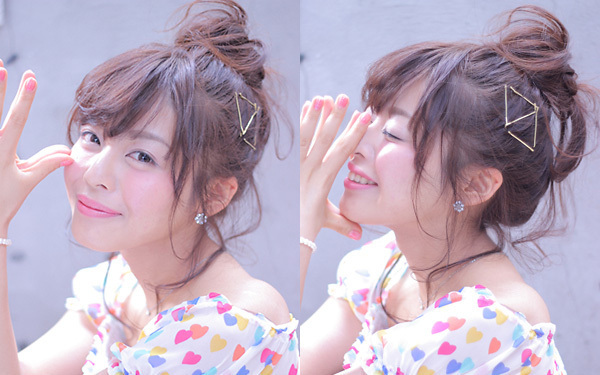 ルーズなお団子ヘアで色気UP！夏の最新お団子アレンジ