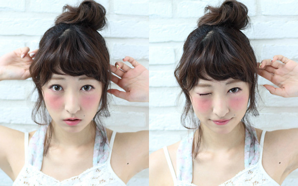 ルーズなお団子ヘアで色気UP！夏の最新お団子アレンジ