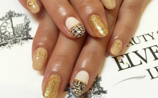 秋冬の定番デザイン☆ツイードネイルでオンナらしさUP！！