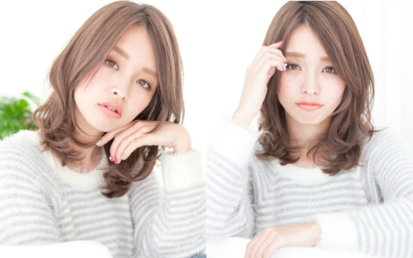 ナチュラル＆小顔効果抜群！前髪ナシで魅せる、最新ミディアムヘアBEST5