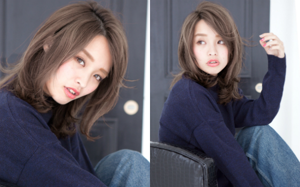 ナチュラル＆小顔効果抜群！前髪ナシで魅せる、最新ミディアムヘアBEST5
