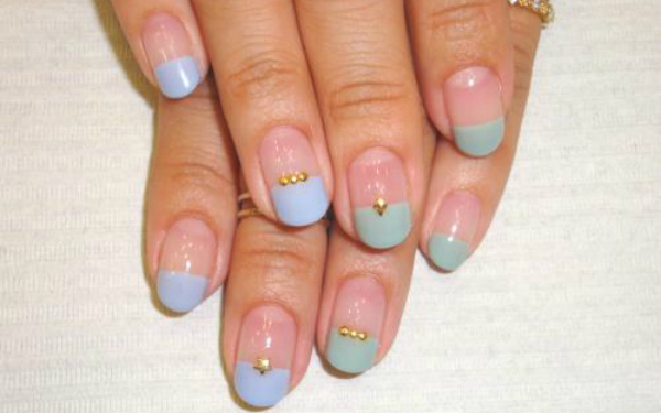 2016春夏の流行カラー「セレニティー」でつくる、最新トレンドネイル5選