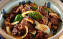 今日の献立は「牛肉とキノコのソース炒め」
