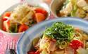 今日の献立は「春キャベツの春色和風パスタ」