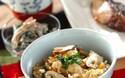 今日の献立は「秋の味覚！松茸ご飯」