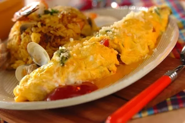 ルッコラオムレツ