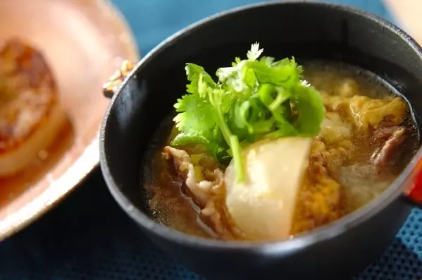 カブと豚のスープ