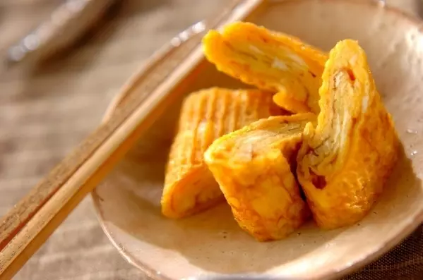 メープルシロップの卵焼き