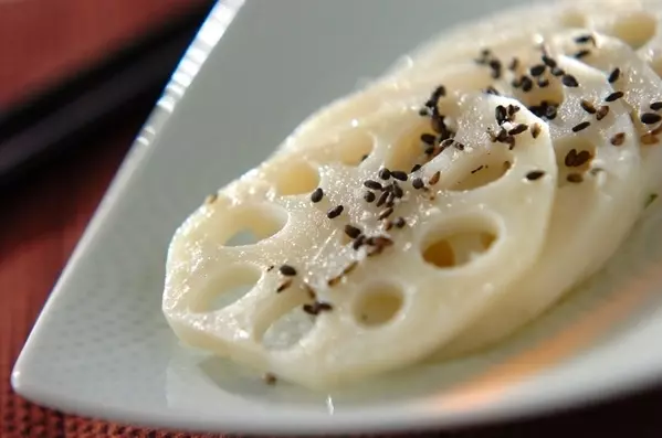 レンコンのゴマ塩ナムル