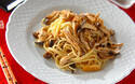 旬のキノコを濃厚ソースにからめて！　「キノコの照り焼きパスタ」