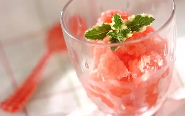 スイカのシャーベット