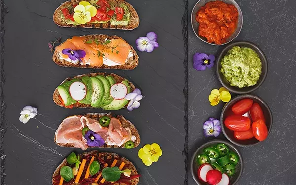 オープンサンド