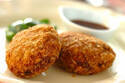 ボリューム満点！ シャキシャキ食感が美味しい「キャベツメンチカツ」