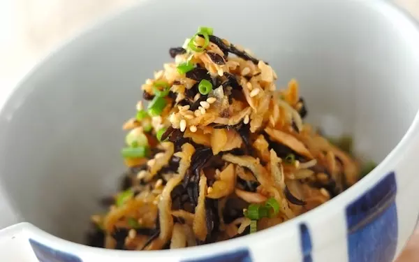 即席サラダにもなる、切干大根・ヒジキ・ツナのサラダ