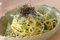 シラスの程よい塩気と旨みが絶妙！「シラスのパスタ」