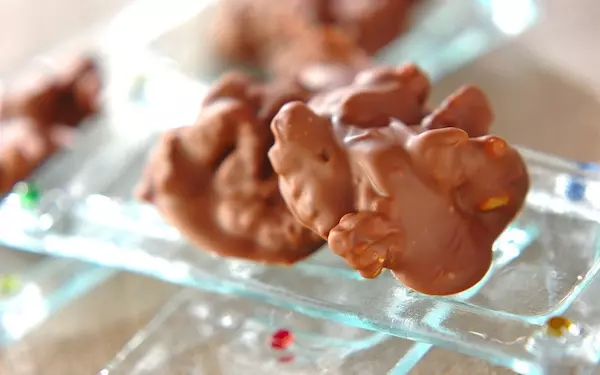 シンプルだけど美味しい、クルミチョコ