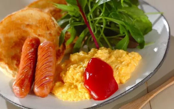 まるでホテルの朝食のよう！　とろとろスクランブルエッグ