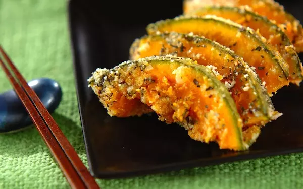 電子レンジで簡単にできる、イタリアンカボチャ