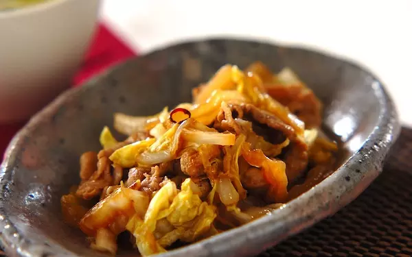 新鮮な味わい、冷めても美味しい白菜の甘酢炒め