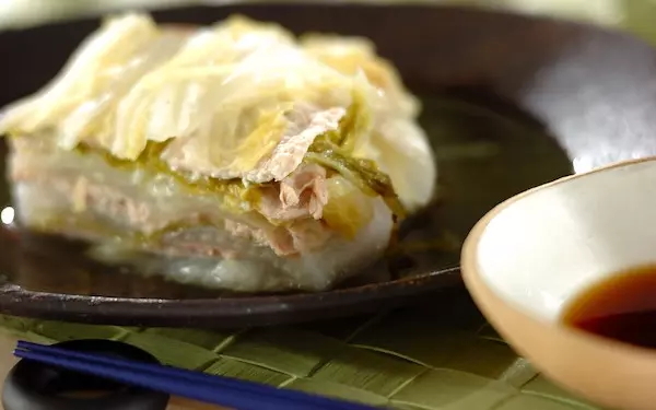 子どもからも大好評、豚肉と白菜のミルフィーユ