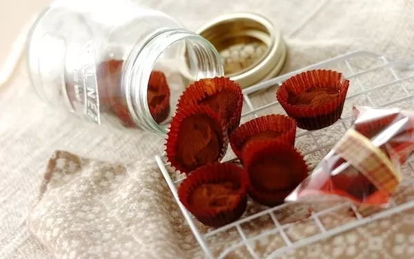 ラッピングしやすい、ヘルシーな豆腐トリュフチョコレート