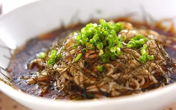 自由にアレンジできる、シンプルそば