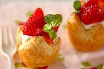 いちごが美味しい季節。<br />おうちで簡単でヘルシーな「イチゴのパイ」を作りませんか？