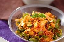 世界最小のパスタ「クスクス」。<br />このクスクスは、茹でることなく、熱湯に入れて蓋をしておくだけでできてしまう、調理法がとっても簡単なパスタです。