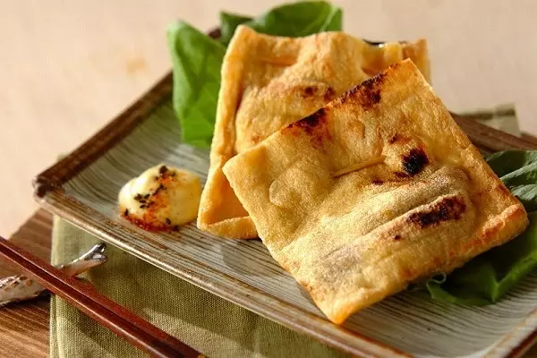 油揚げの袋焼き・納豆チーズ