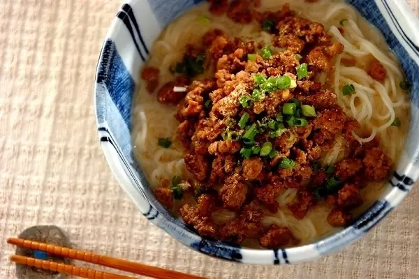 まろやか豆乳の坦々素麺