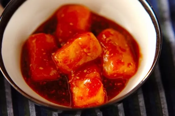 餅のコチュジャン和え