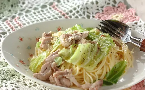 子どもにも大好評！　思わずおかわりしたくなる「鶏とキャベツのパスタ」