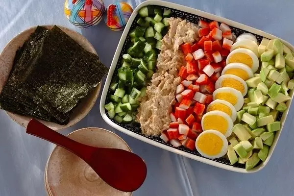 スコップちらし寿司