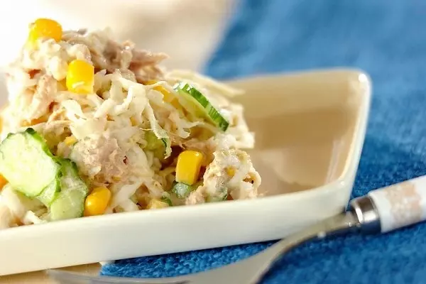 切干し大根のツナマヨ和え