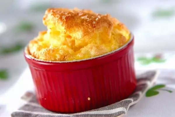 ホタテ入りスフレ